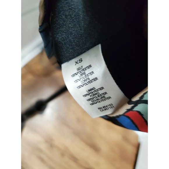 Jessica Simpson Womens Multicolor Polyester Round Neck Knee Length Dress Size XS - Picture 9 of 11